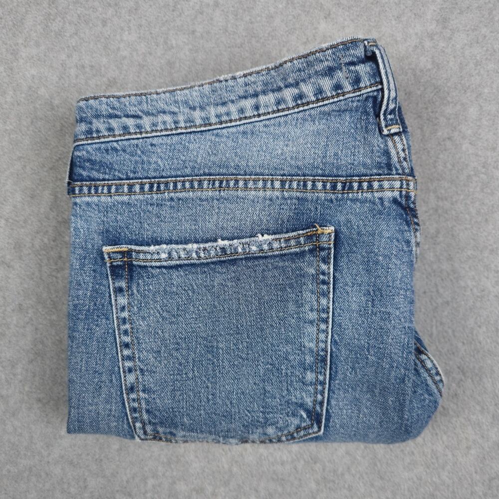 Silver Jeans Co. Womens 36x27 Not Your Boyfriends Jeans Distressed Raw Hem